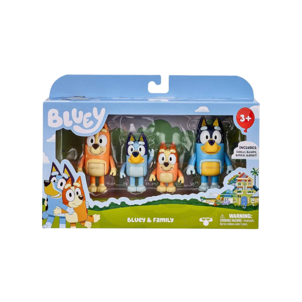 Bluey S1 Figure 4-Pack Family Pack