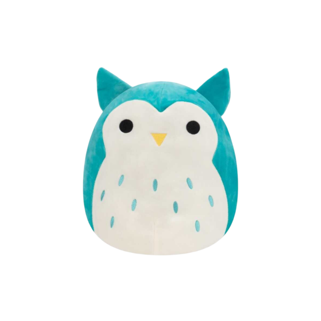Squishmallows Sqcr04160 Medium Plush Winston Teal Owl 12"