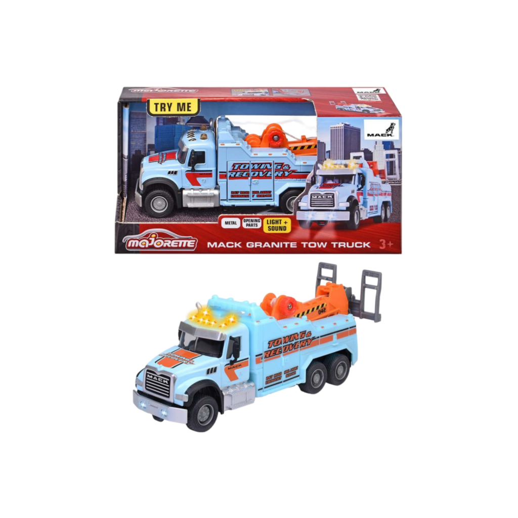 Majorette Mack Granite Tow Truck