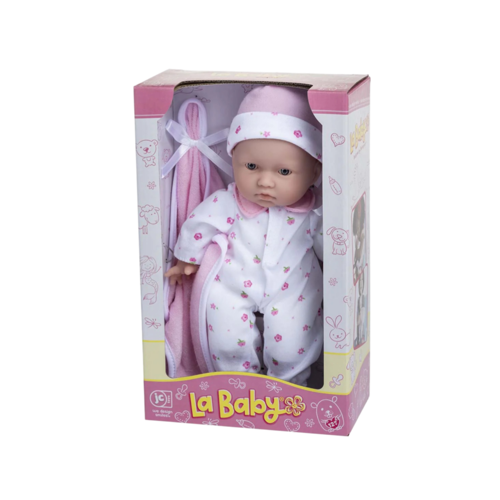 Jc Toys 11" La Baby With Pink Outfit