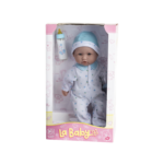 Jc Toys 11" La Baby With Blue Outfit