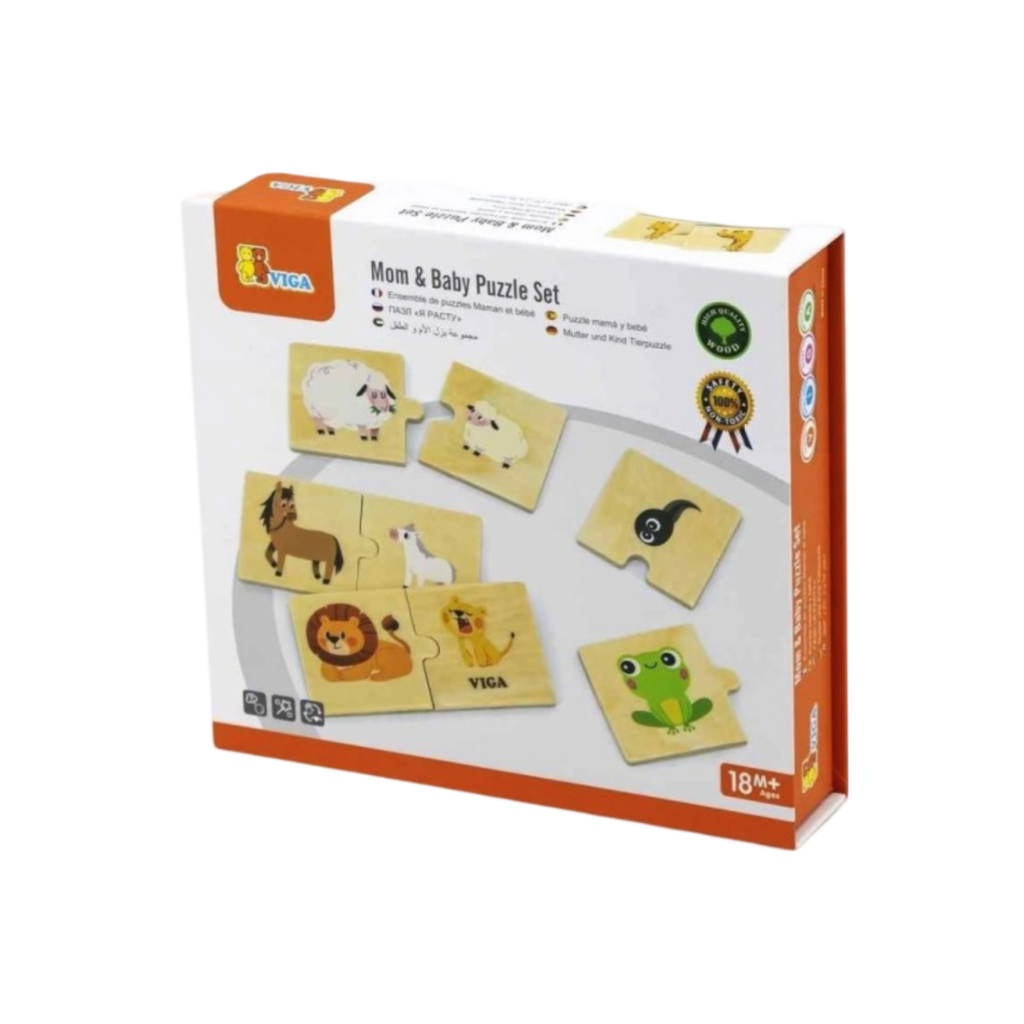 Viga Mom & Baby Puzzle Set