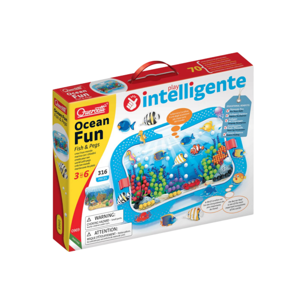 Quercetti Ocean Fun Fish & Pegs