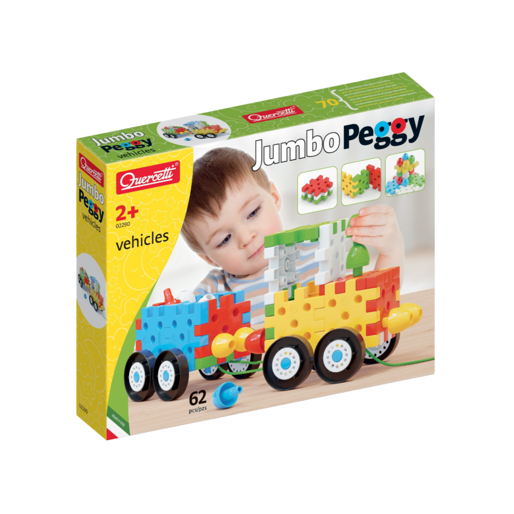 Quercetti Jumbo Peggy Vehicles