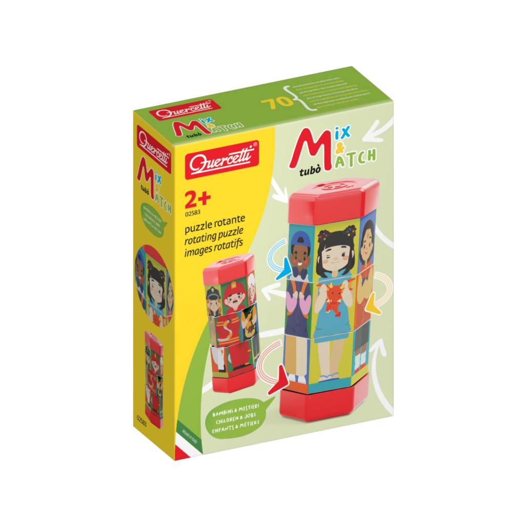 Quercetti Tub Mix & Match - Characters