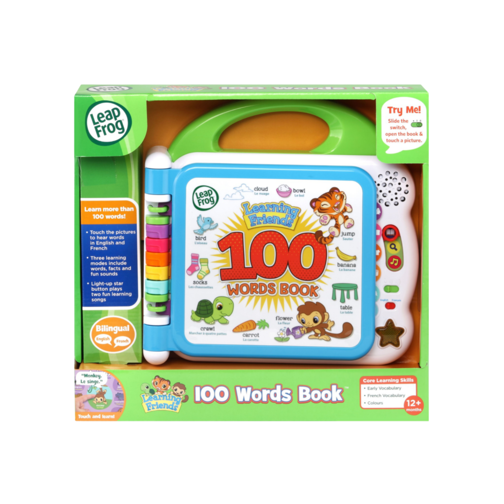 Leap Frog Learning Friends 100 Words Book (Uk+Fr)