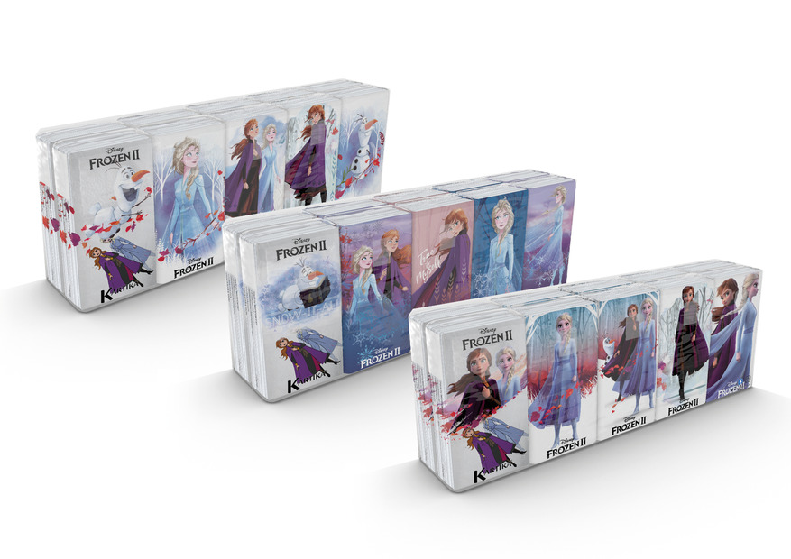 Stor Frozen 2 Tissue Handkerchiefs 10X9 (4Plies)