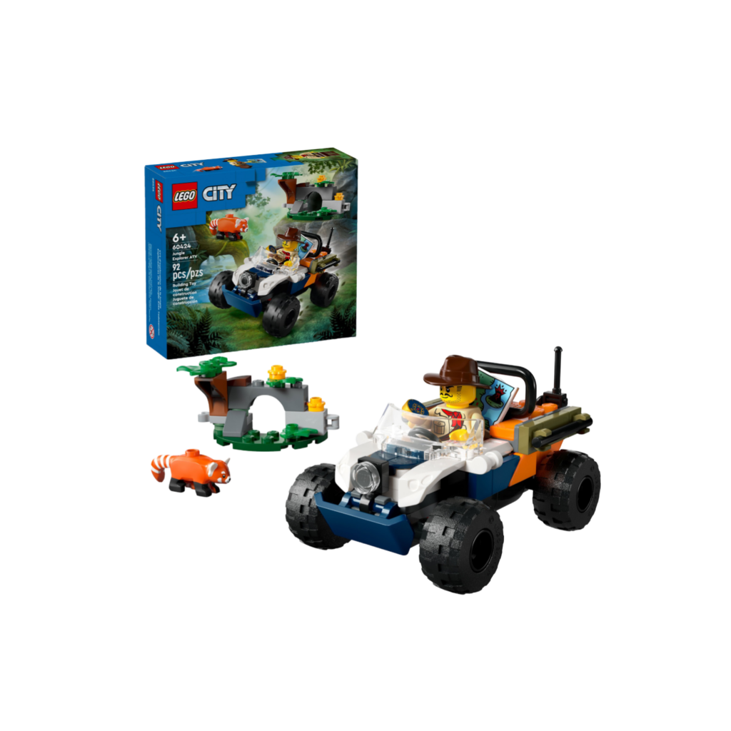 Lego 60424 Jungle Explorer Atv Red Pand V29