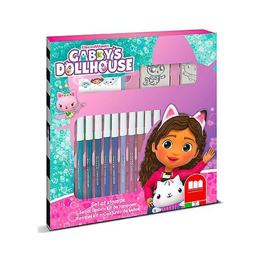 Multiprint Italia Gabbys Doll House 18 Pieces Felt-Tip Pens