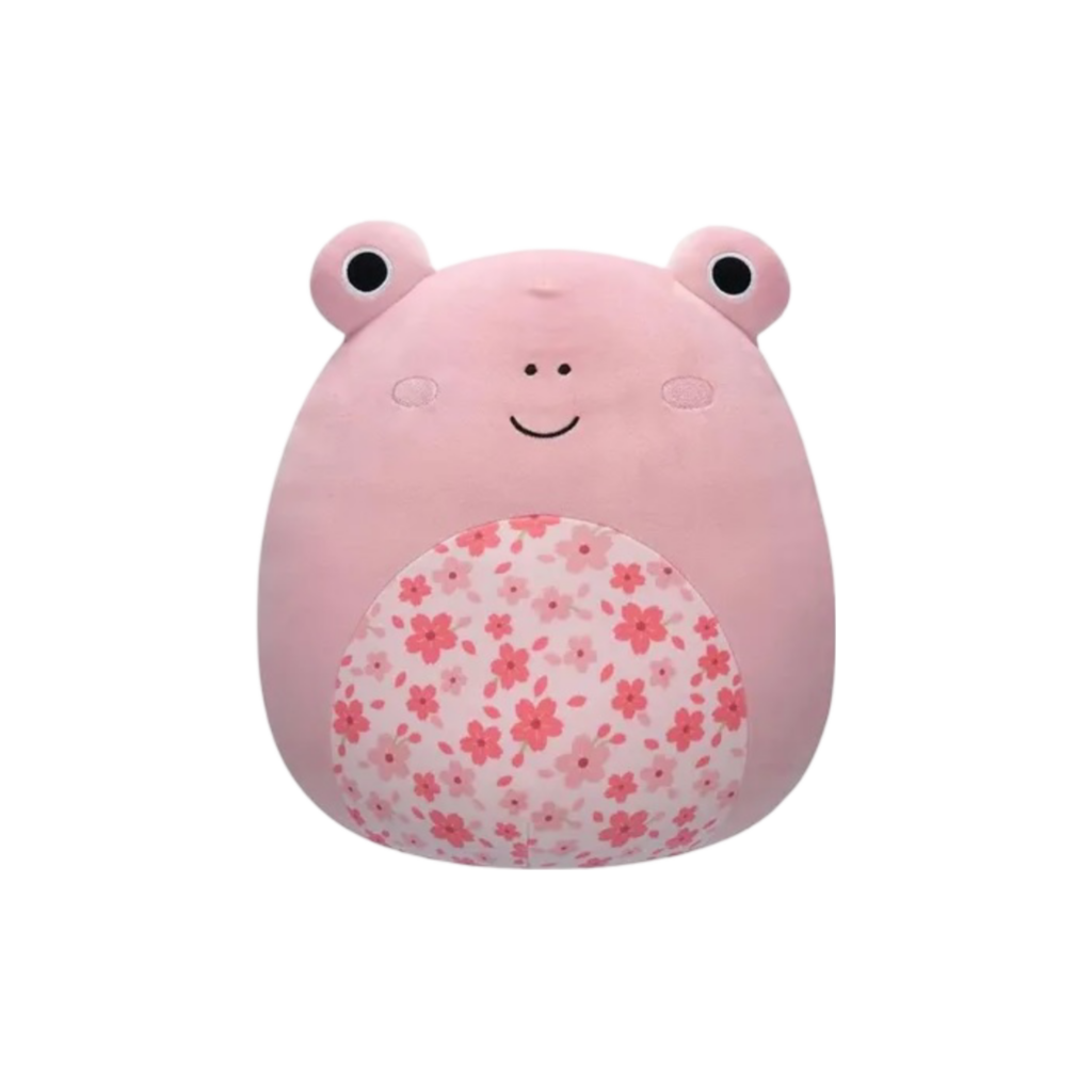 Squishmallows 12" Medium Plush Kline - Pink Frog With Sakura Flower Belly