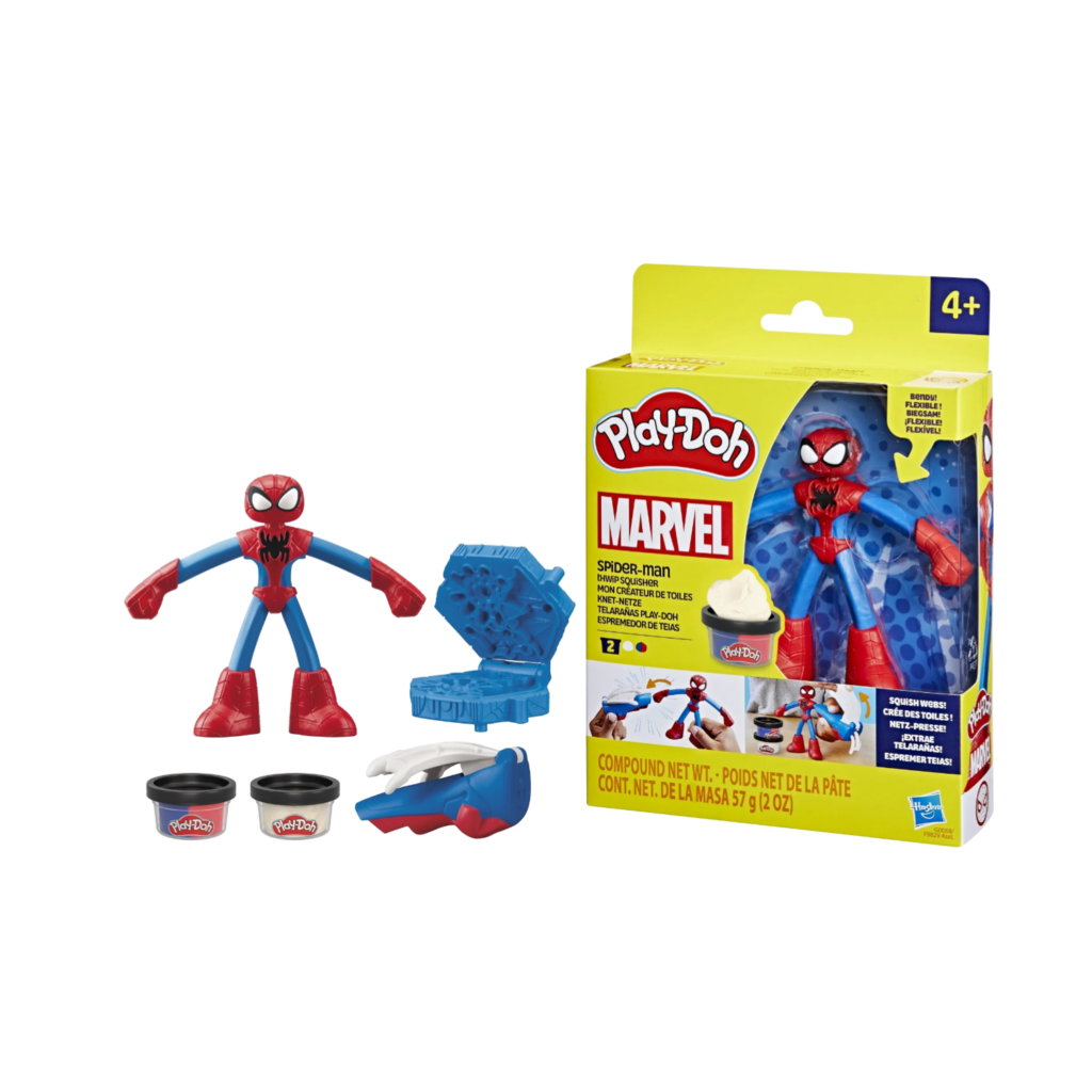 Hasbro Play-Doh Spiderman Thwip Squisher