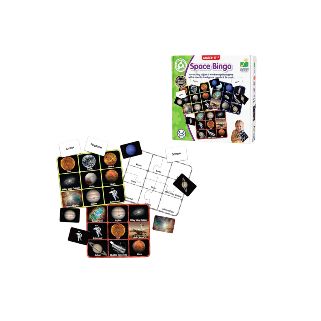 The Learning Journey Match It! Bingo - Space