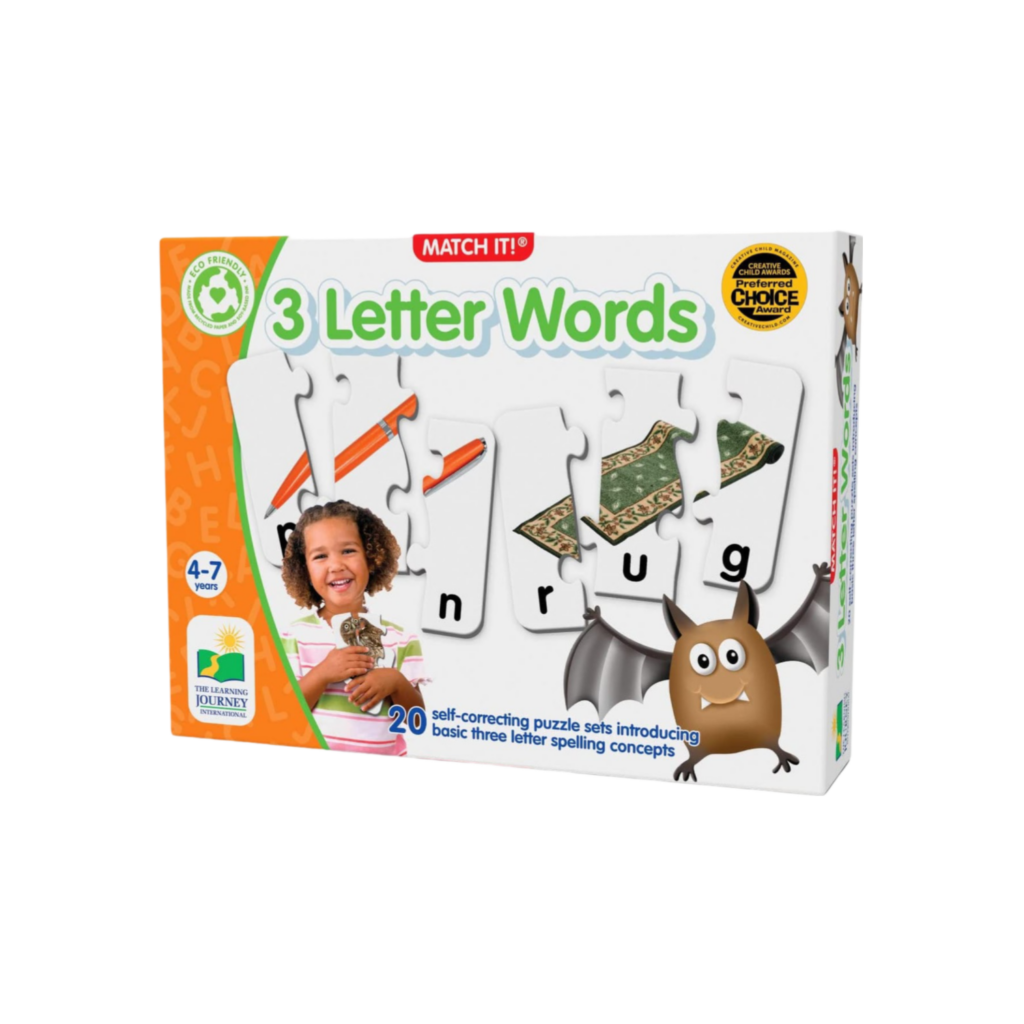 The Learning Journey Match It! - 3 Letter Words