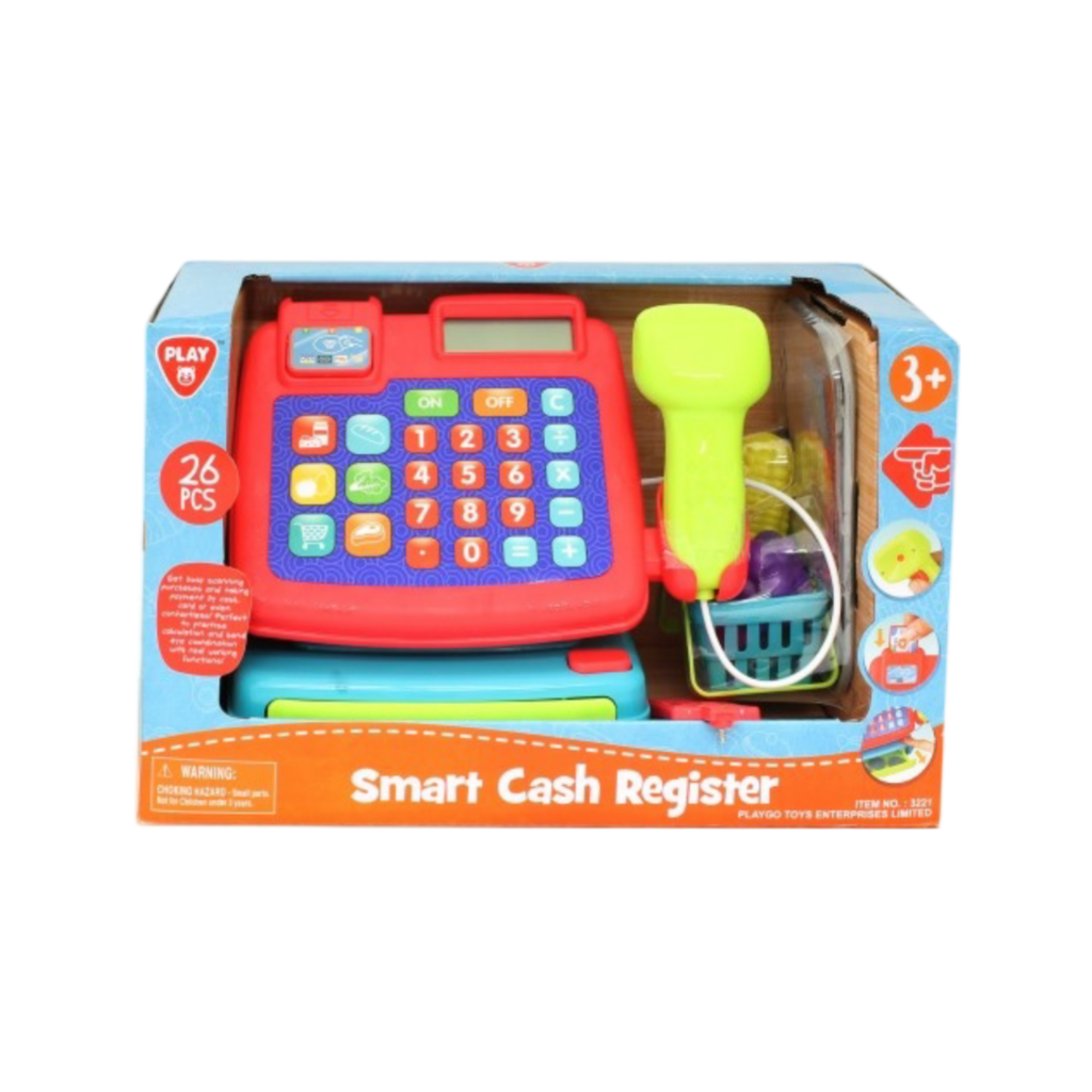 Playgo Smart Cash Register B/O - 26 Pcs