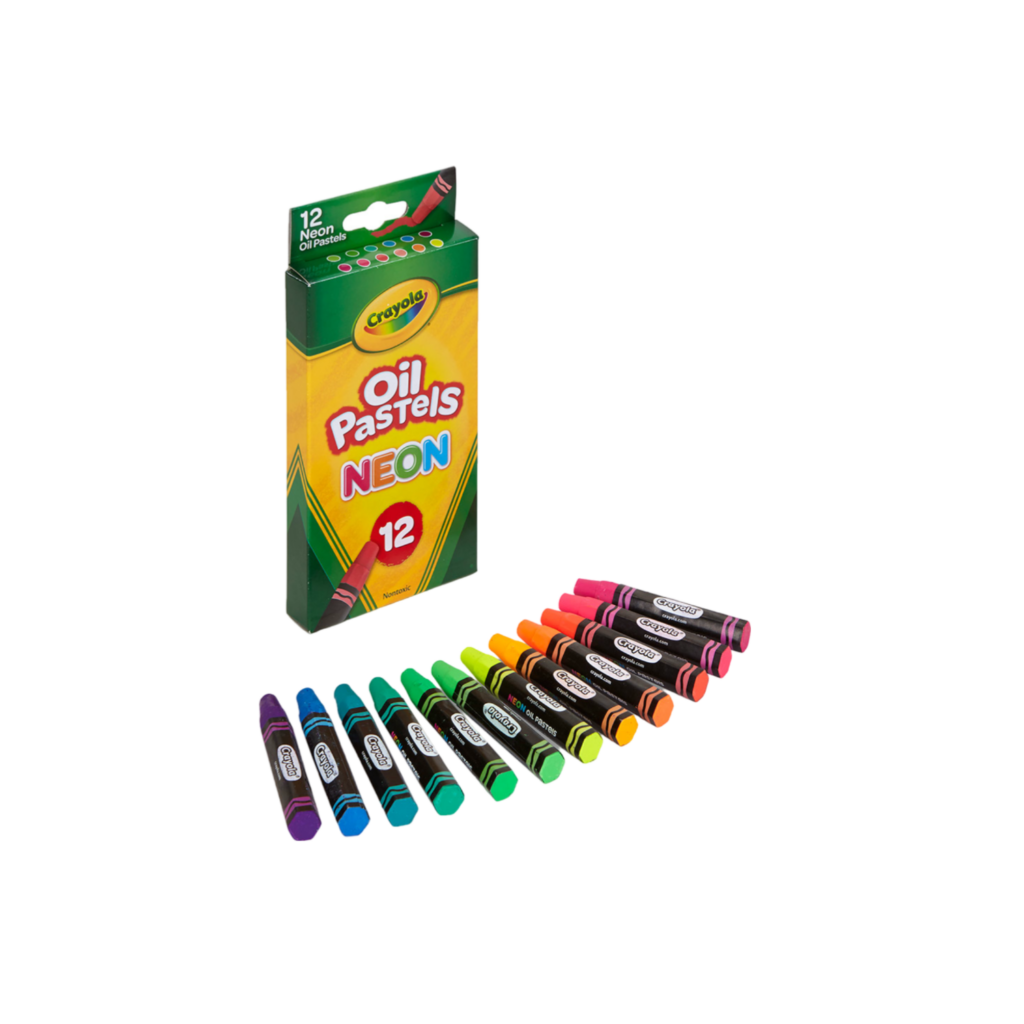 Crayola 12 Ct Oil Pastels, Neon
