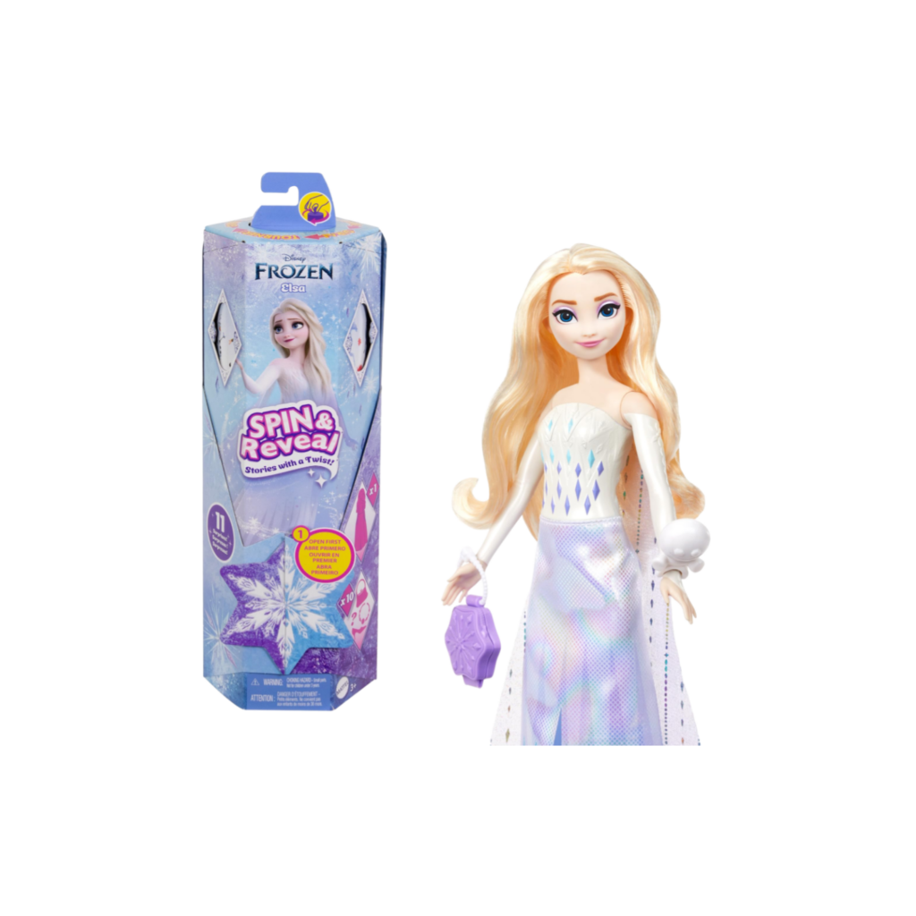 Mattel  Disney Frozen Fashion Dolls Elsa Spin & Reveal