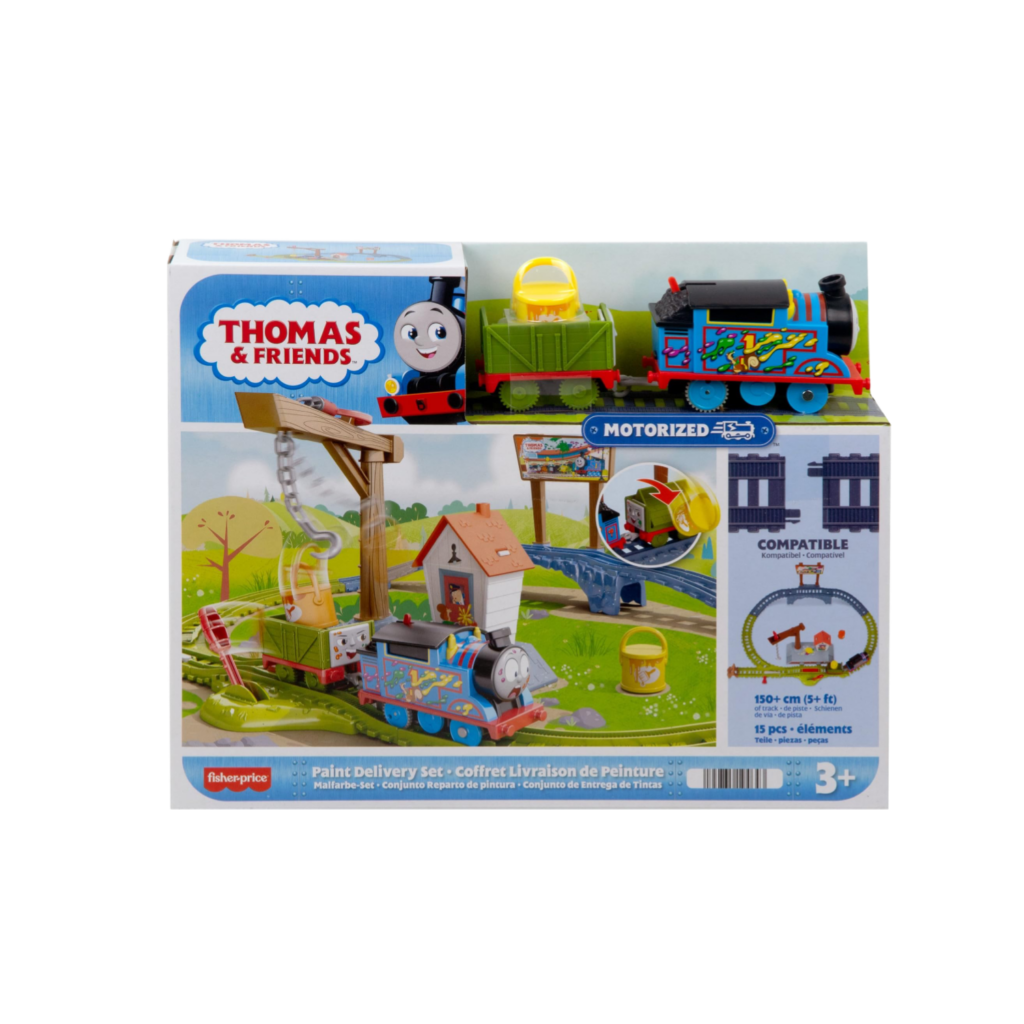 Mattel Thomas & Friends Topsy Turvy Paint Delivery Set