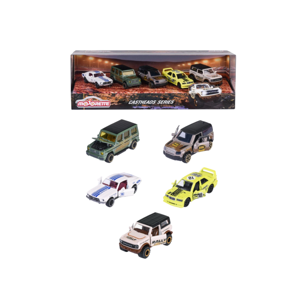 Majorette Castheads Series 5 Pieces Giftpack