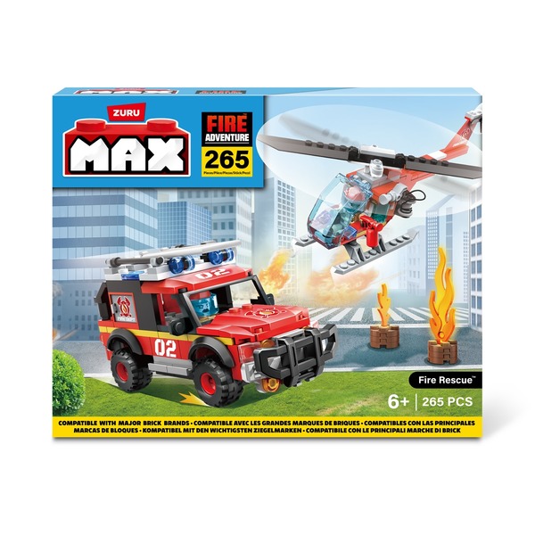 Zuru  Max City Int, Fire Station Playset 245 Bricks