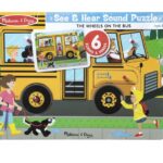 Melissa & Doug The Wheels On The Bus Sound Puzzle