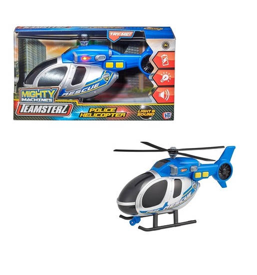 Teamsterz Mighty Machines Fire Helicopter Small Light & Sound