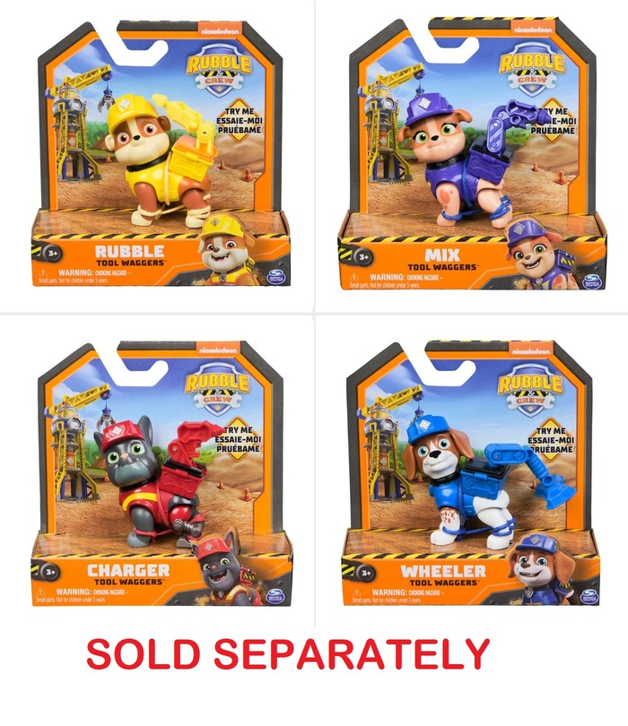 Paw Patrol Rubble & Crew Figure 1-Pack Assorted