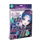 Nebulous Stars Creative Sketch Book Eclipsia Zentangle Black Pages