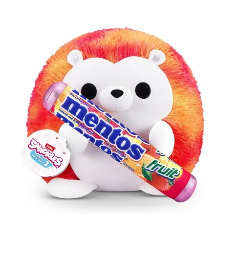 Zuru Snackles Plush 16"Series 2 - Plush 16" Hedgehog & Mentos (Fruit)