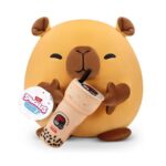 Zuru Snackles Plush 16"Series 2 - Plush 16" Capybara & Kung Fu Tea (Bubble Tea)
