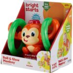 Bright Starts Roll & Glow Monkey Toy