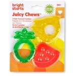 Bright Starts  Juicy Chews 3-Pack Textured Teethers
