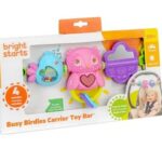 Bright Starts  Busy Birdies Carrier Toy Bar Take-Along Toy