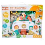 Bright Starts  4-In-1 Groovin’ Kicks Piano & Drum Kick Gym - Tropical Safari