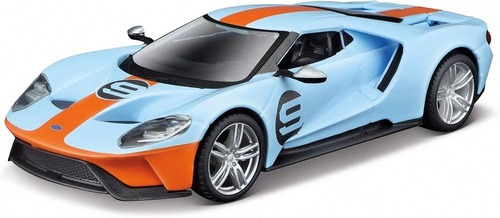 Bburago 1:32 Race - 2019 Ford Gt # 9 Light Blue