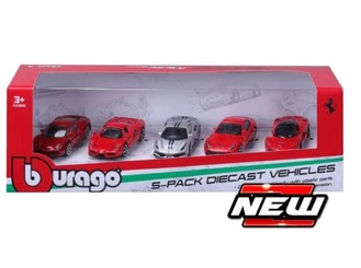 Bburago 1:64 Ferrari Drive 5-Pack
