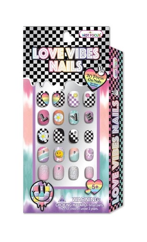 Hot Focus Love Vibes Nails