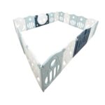 Little Toddlers Foldable Playpen 18 Simple Panel, 1 Game Panel, 1 Door  -200Cm X 240Cm X 63Cm