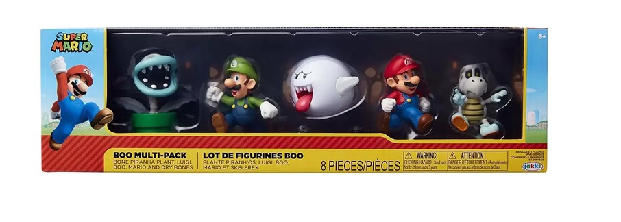Nintendo Super Mario 2.5" 5-Pack Figures Boo