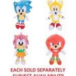 Jakks Pacific Sonic The Hedgehog Basic Plush 9" Wave #11 Assorted 4