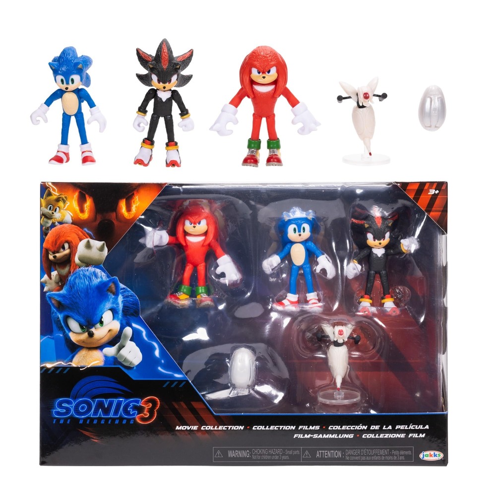 Jakks Pacific Sonic The Hedgehog 3 Movie 2.5" Figure Multi-Pack Wave #1