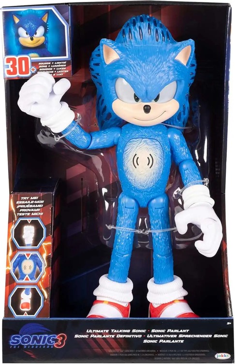 Jakks Pacific Sonic The Hedgehog 3 Movie Ultimate Talking  (Eng)