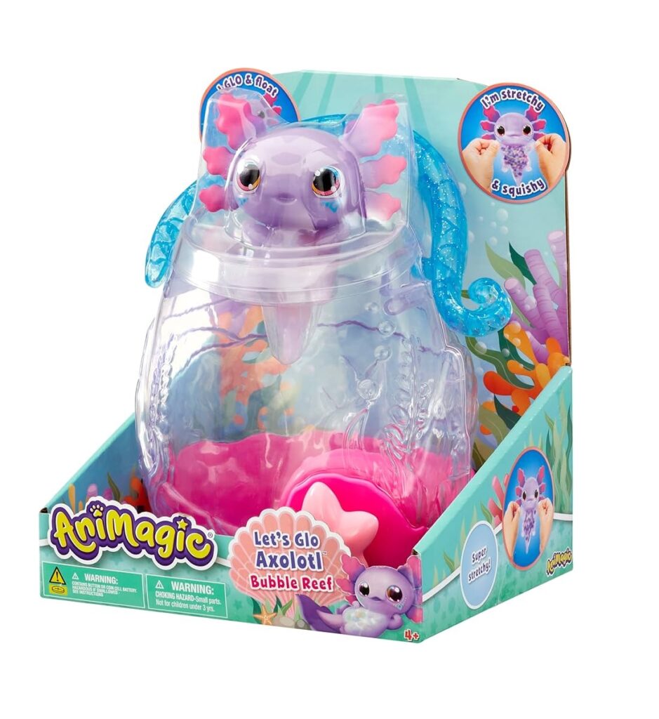 Animagic Let'S Glo Axolotl Bubble Reef