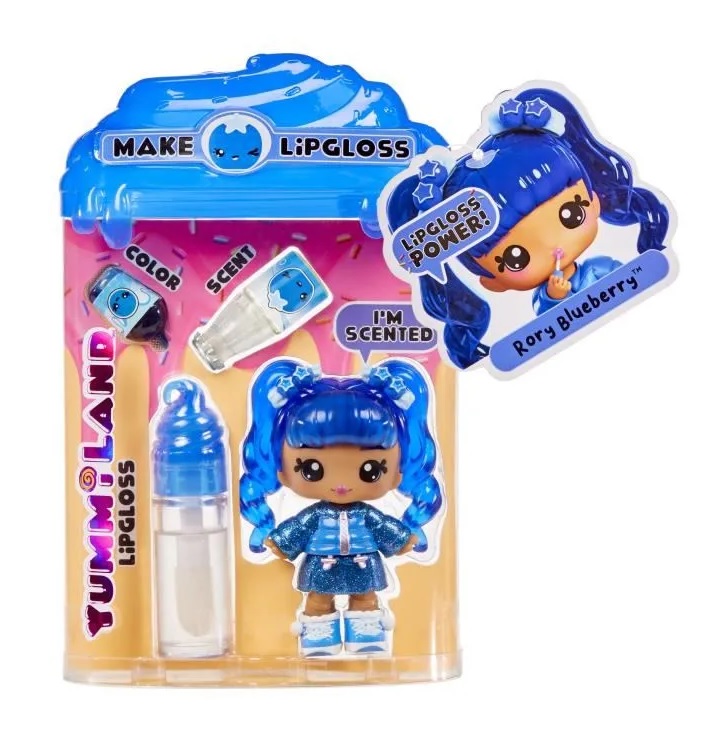 Yummiland Lipgloss Doll -  Rory Blueberry