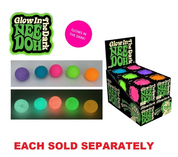 Schylling Assorted Glow In The Dark Needoh