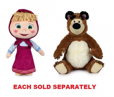 Simba Masha & The Bear Plush 20Cm - 2-Assorted