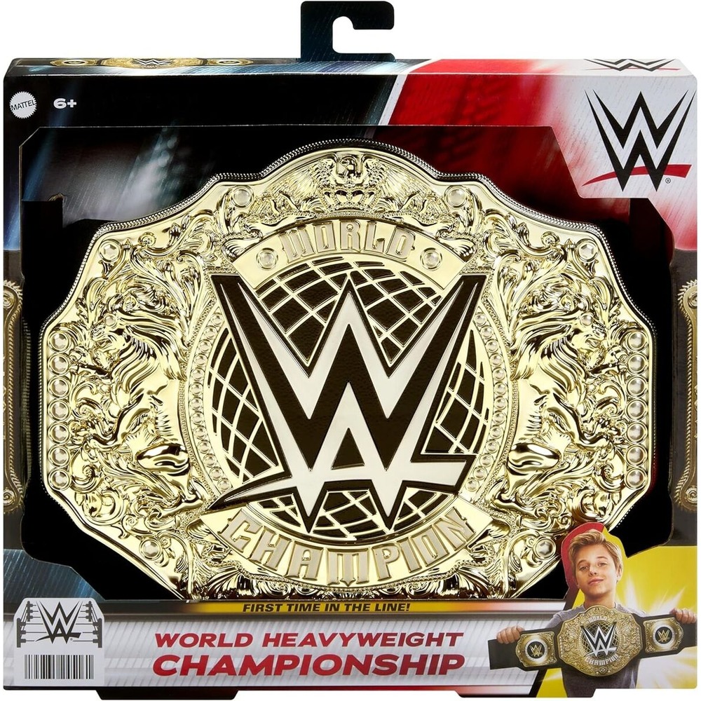 Mattel Wwe World Heavyweight Title Gold Belt