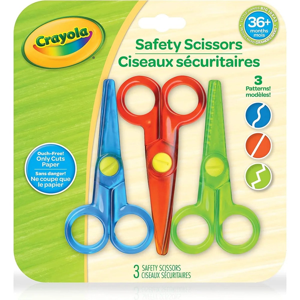 Crayola 3Ct Safety Scissors