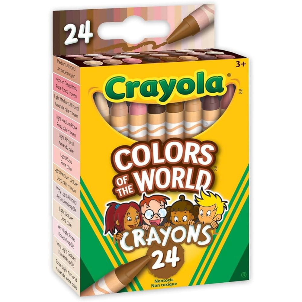 Crayola 24 Ct Crayons, Colors Of The World