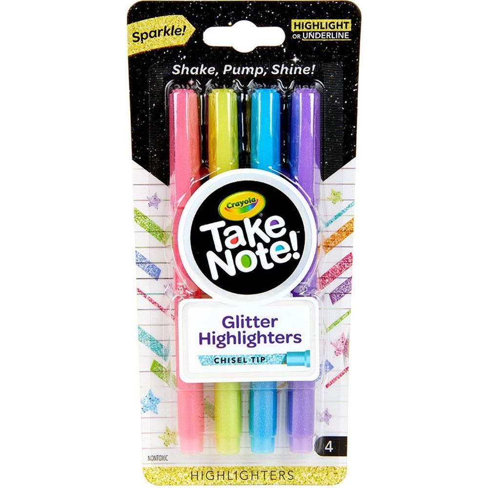 Crayola 4Ct. Glitter Highlighters