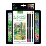 Crayola Signature, 24 Ct. Blend And Shade Colored Pencils With Tin